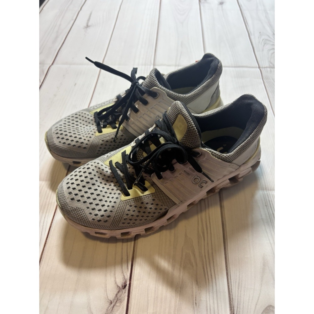 Women’s Lightweight On Cloud Running Shoes Light Grey Green Size 7